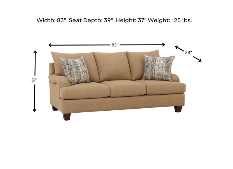Aspen Hazelnut Sofa