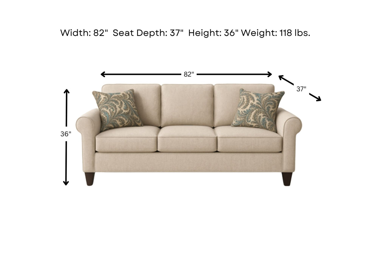 Bodrum Ivory Sofa
