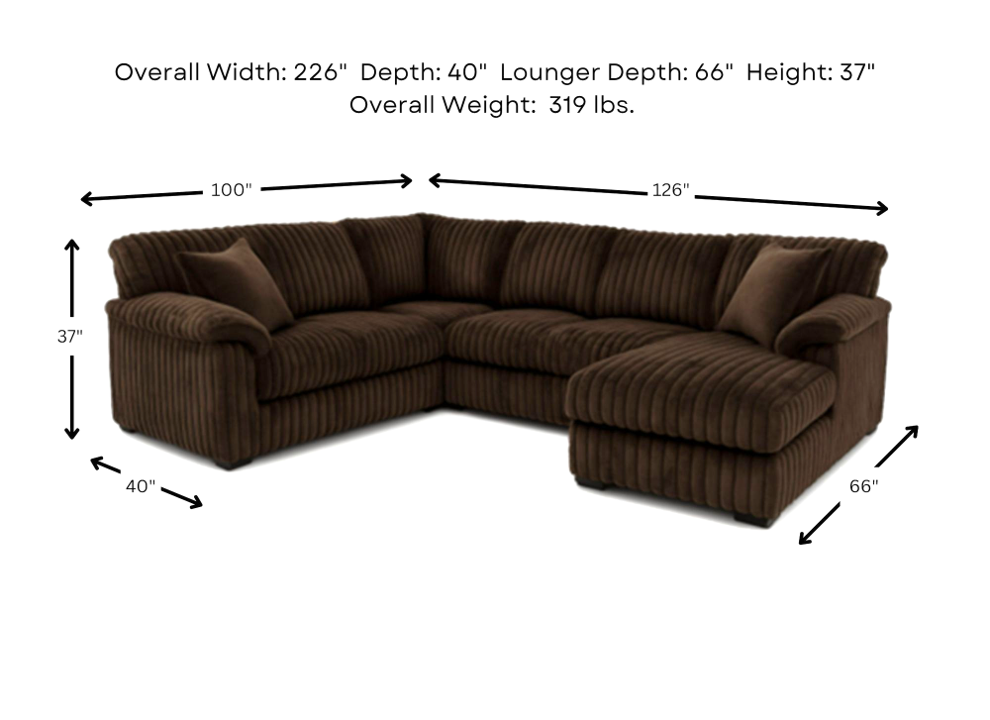 Bliss Brown Sectional