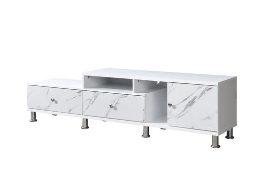 Tessa - TV Stand - White