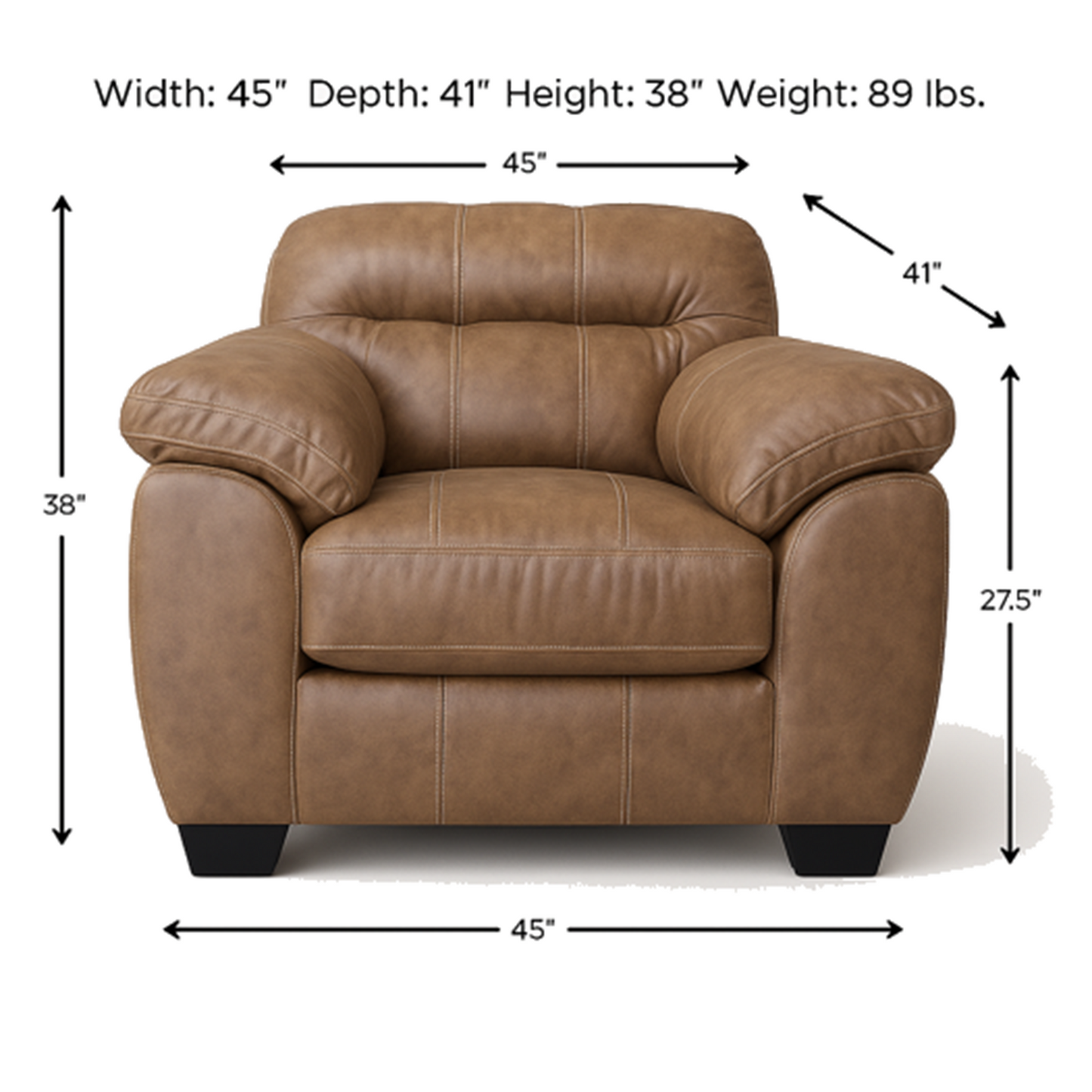 Maverick Brown Chair