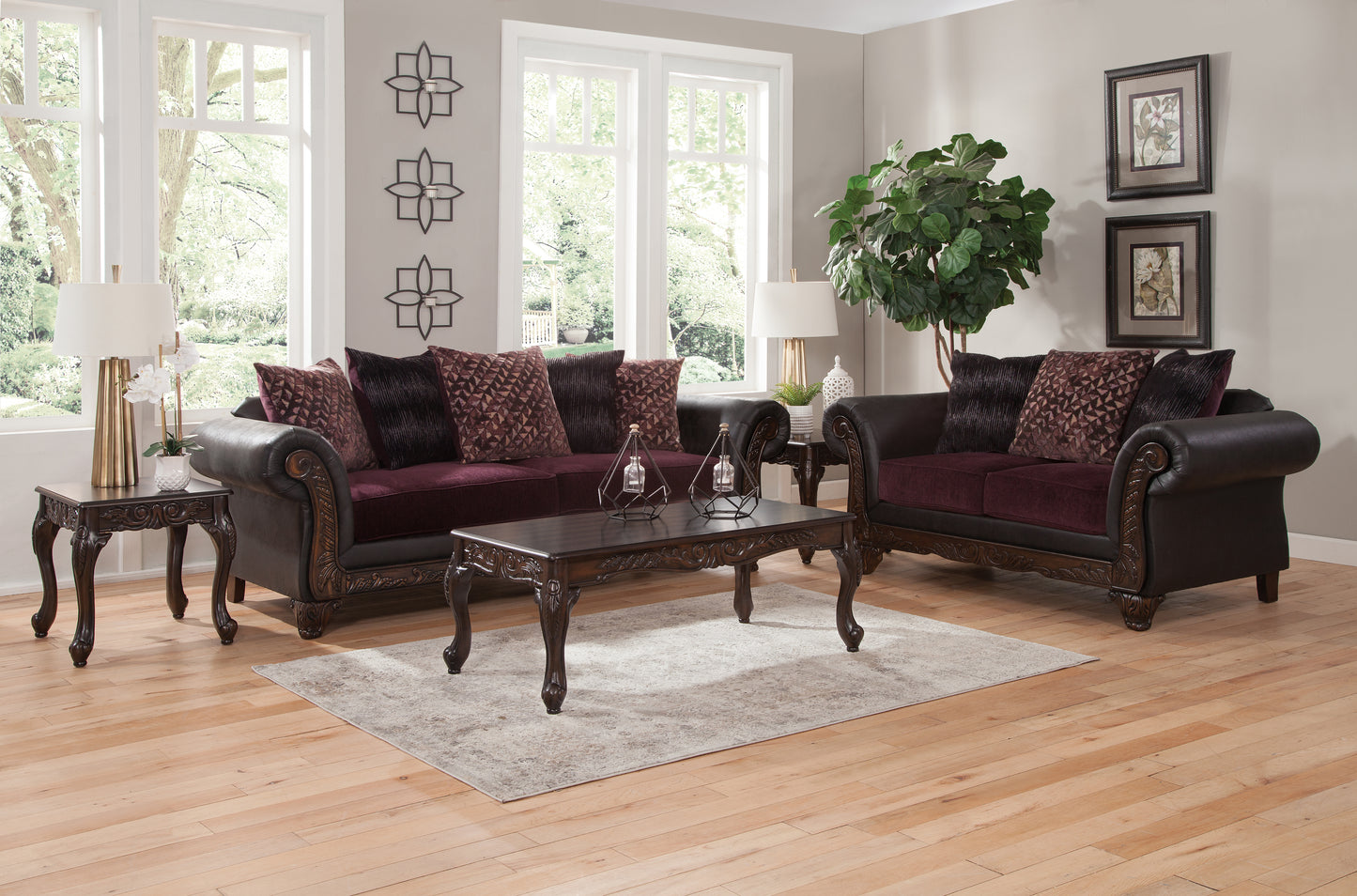 Vex Sofa & Love Set