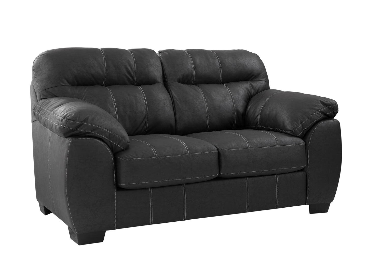 Maverick Black Loveseat