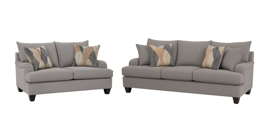Aspen Linen Sofa & Loveseat Set