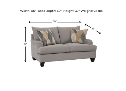 Aspen Linen Loveseat