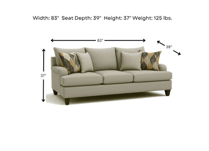 Aspen Linen Sofa