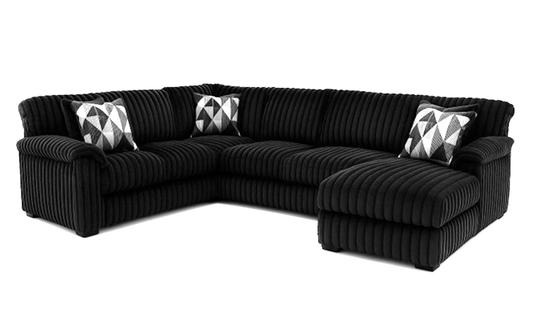 Bliss Black Sectional