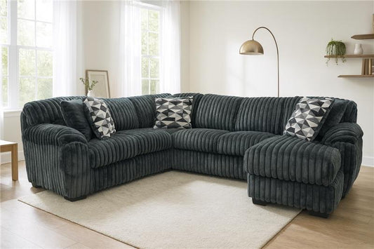 Bliss Gunmetal  Sectional