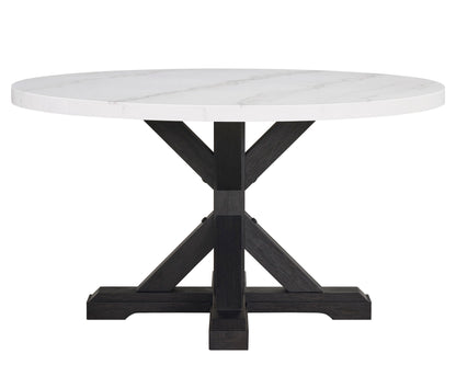 Varley - 5 Piece Dining Room Set - White / Gray