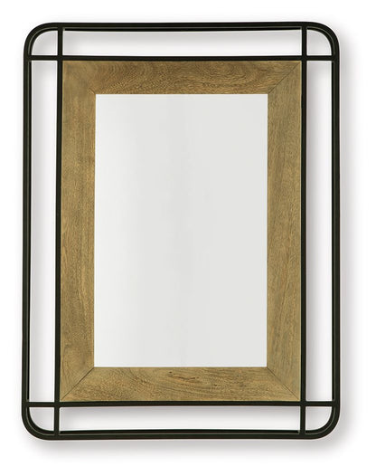 Beelman - Black / Brown - Accent Mirror