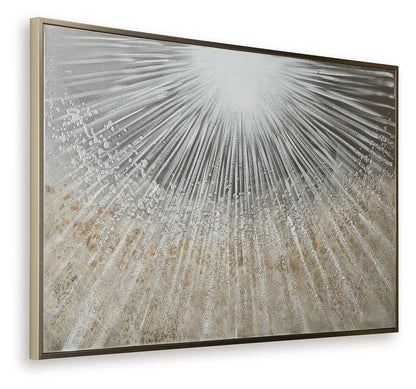 Waldard - Gray / Taupe / White - Wall Art