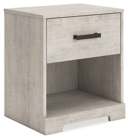 Shawburn - Gray - One Drawer Night Stand