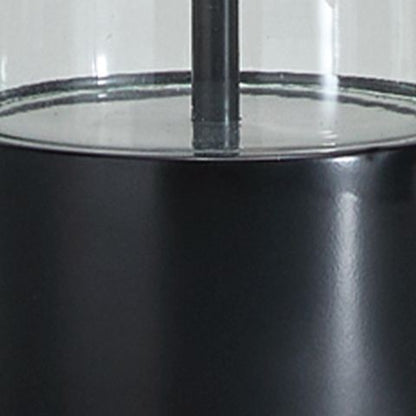 Kerrbrook - Clear / Black - Glass Table Lamp