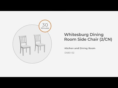 Whitesburg - Brown / Cottage White - Dining Room Side Chair (Set of 2)