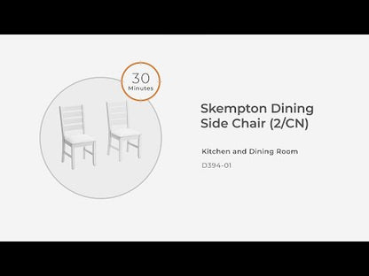 Skempton - White - Dining UPH Side Chair (Set of 2)