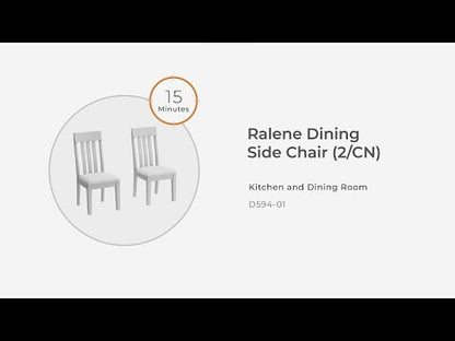 Ralene - Medium Brown - Dining UPH Side Chair (Set of 2)